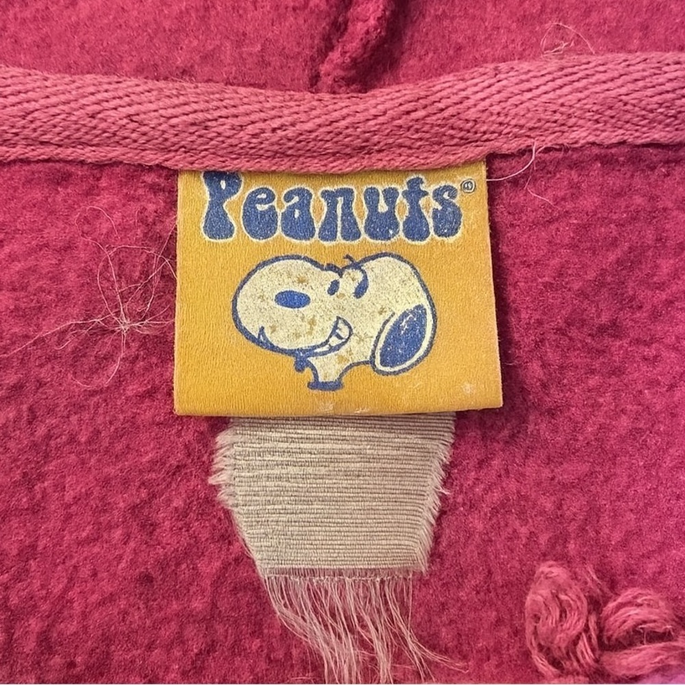 Peanuts/Snoopy Vintage Magenta Size Small Dancing Snoopy “Live to Dance" Hoodie - Picture 2 of 2